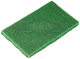 ACS S096 Scrubble General Purpose Medium Abrasive Green Scouring Pad 6" x 9" - 10/Pack