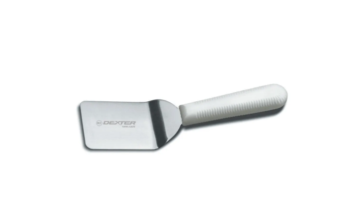 Dexter Russell S171PCP SANI-SAFE® 2 1/2" Mini Turner w/ Polypropylene White Handle, Stainless Steel - 6ea/Case