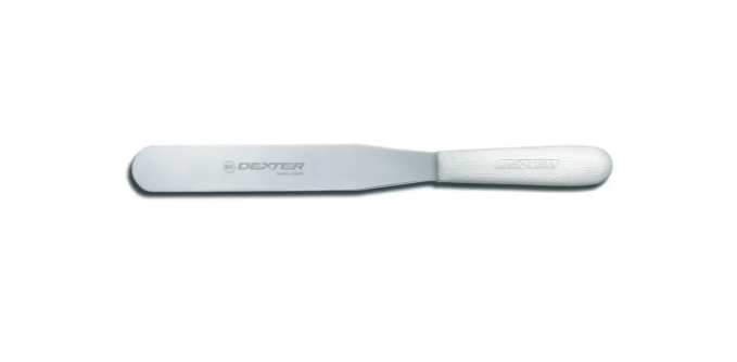 Dexter Russell S284-10PCP SANI-SAFE® 10" Decorating & Icing Spatula w/ Polypropylene White Handle, Stainless Steel - 12ea/Case