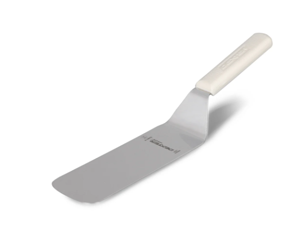 Dexter Russell S286-8 SANI-SAFE® 8"x3" Cake Turner w/ Polypropylene White Handle, Stainless Steel - 6ea/Case