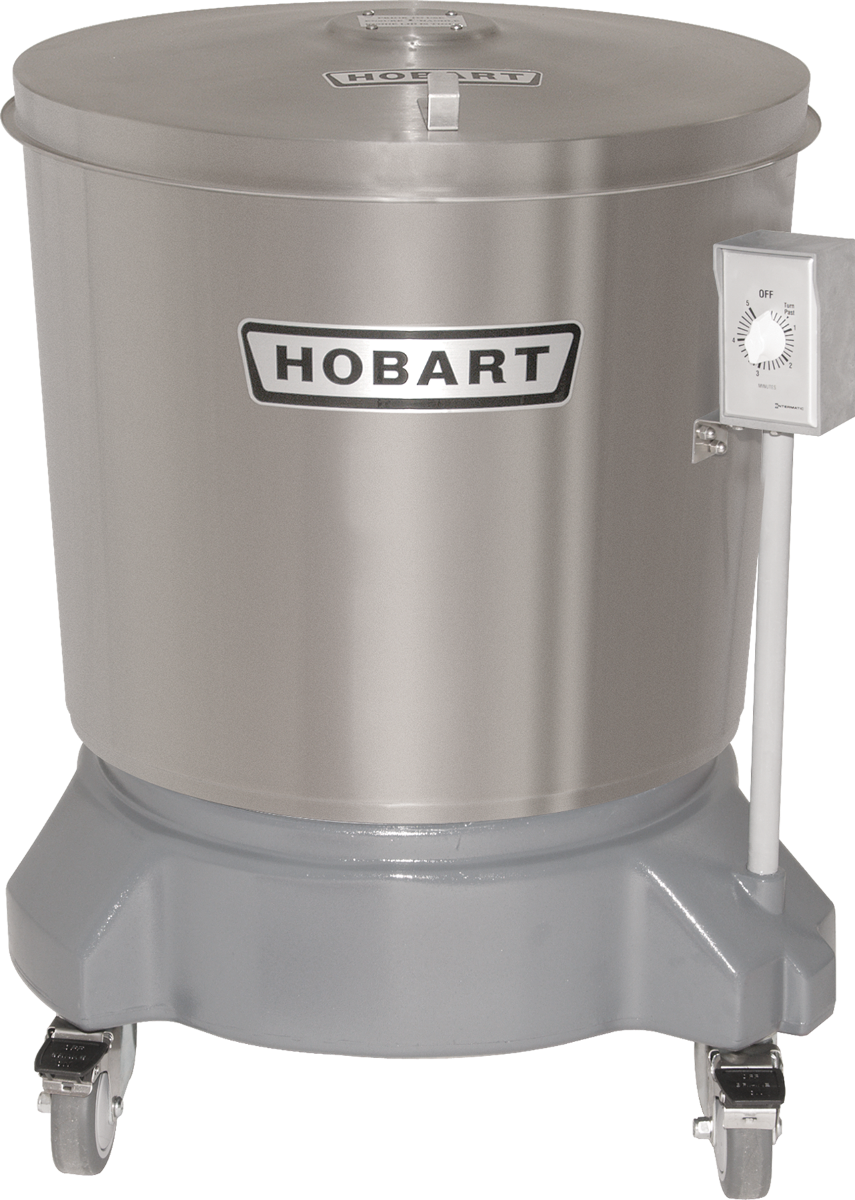 Hobart SDPS-11 Stainless Steel Salad Dryer 20 Gal. - 115v, 1/4 Hp