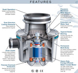 Salvajor 200 Commercial Garbage Disposer (Basic Unit Only) - 2 HP