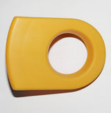 SC01 Margarita Clip Bottle Holder for Slant Angled Glass - Yellow - No Logo