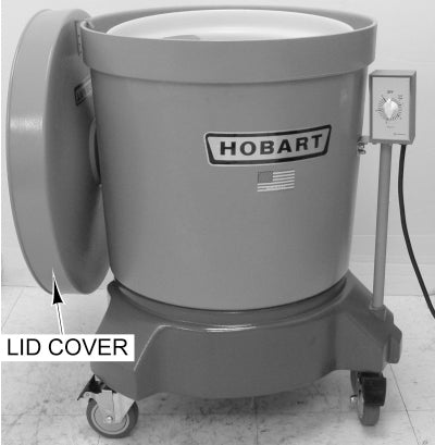Hobart SDPE-11 Polyethylene Salad Dryer 20 Gal. - 115v, 1/4 Hp