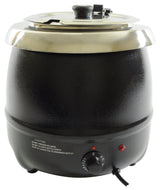 Thunder Group SEJ35000C Countertop Electric Soup Warmer with Adjustable Temperature Controls 10-1/2 qt. - 120V