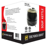 Thunder Group SEJ35000C Countertop Electric Soup Warmer with Adjustable Temperature Controls 10-1/2 qt. - 120V