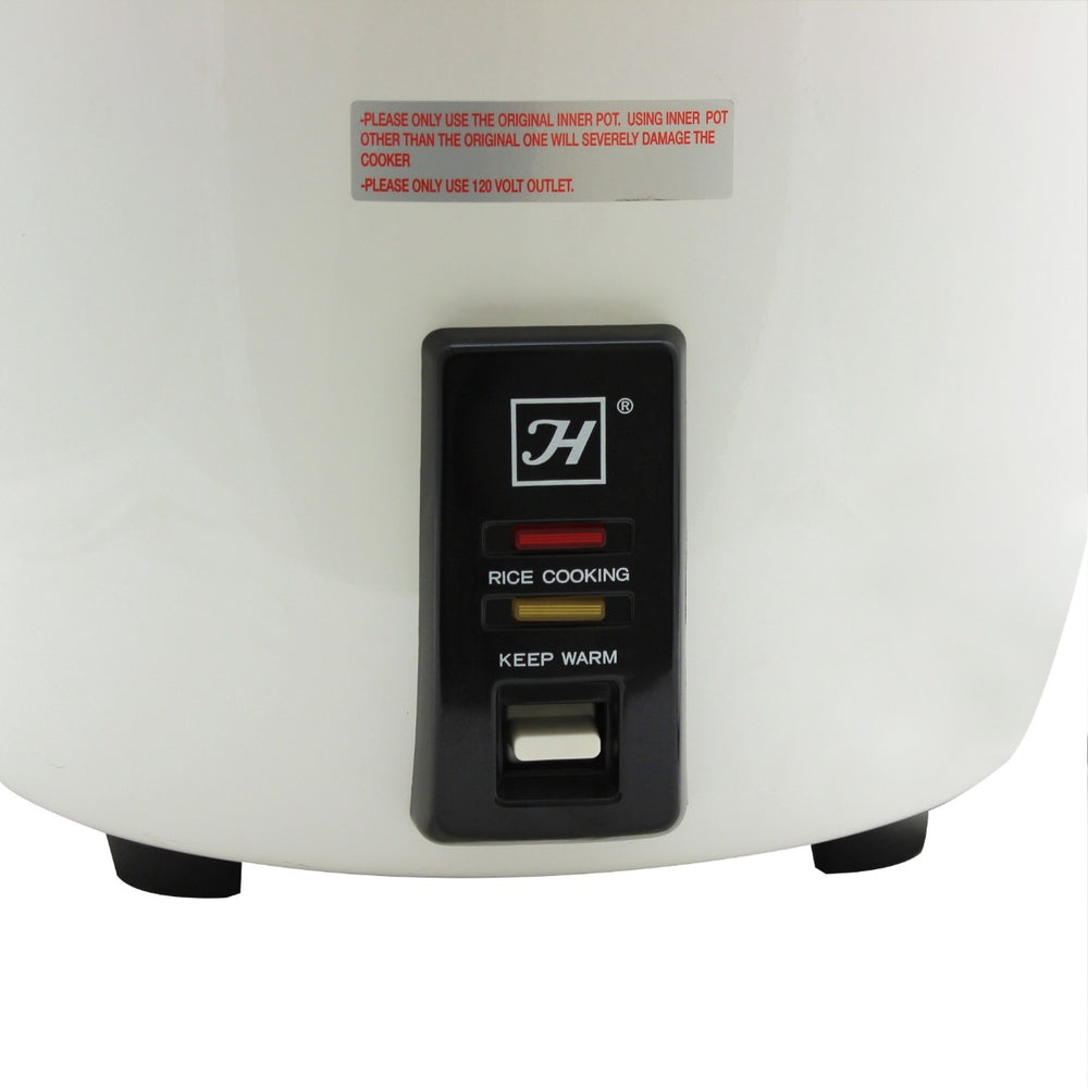 Thunder Group SEJ50000T Countertop Electric Rice Cooker/Warmer - 30 Cup Uncooked/Capacity - 110-120V