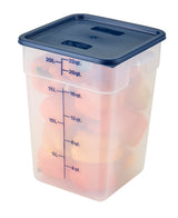 Cambro SFC12453 CamSquare Food Container Lid for 12, 18 & 22 qt - Blue