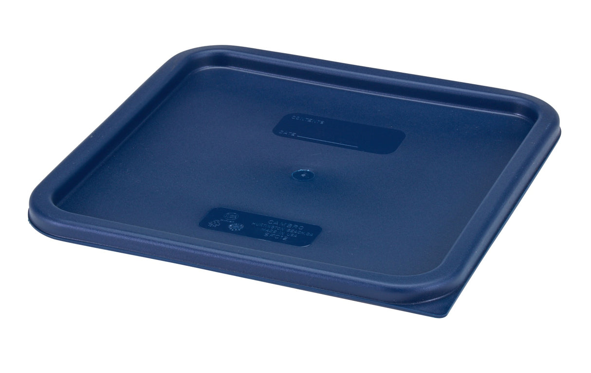 Cambro SFC12453 CamSquare Food Container Lid for 12, 18 & 22 qt - Blue
