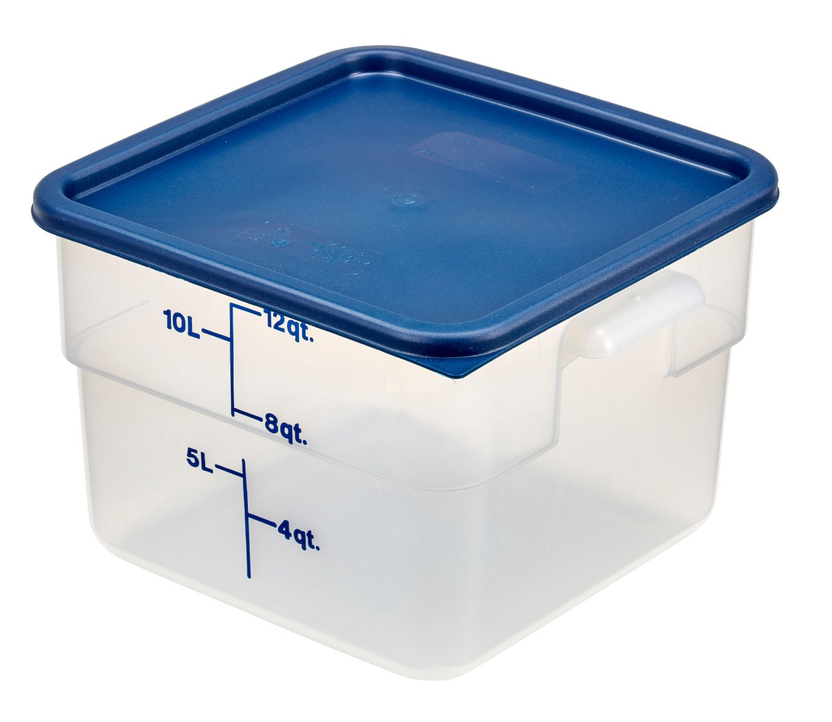 Cambro SFC12453 CamSquare Food Container Lid for 12, 18 & 22 qt - Blue