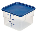 Cambro SFC12453 CamSquare Food Container Lid for 12, 18 & 22 qt - Blue