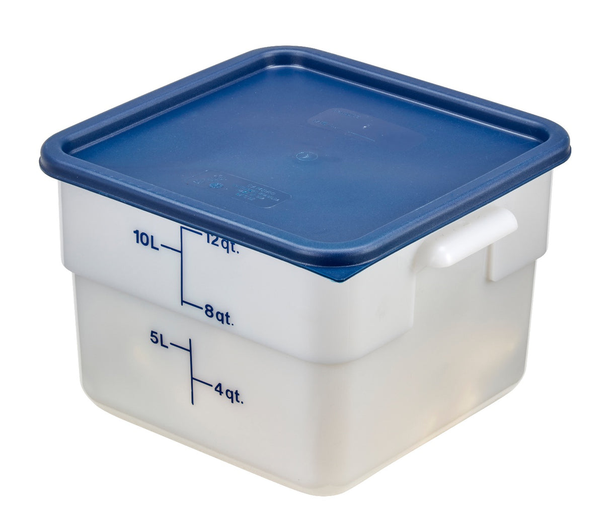 Cambro SFC12453 CamSquare Food Container Lid for 12, 18 & 22 qt - Blue