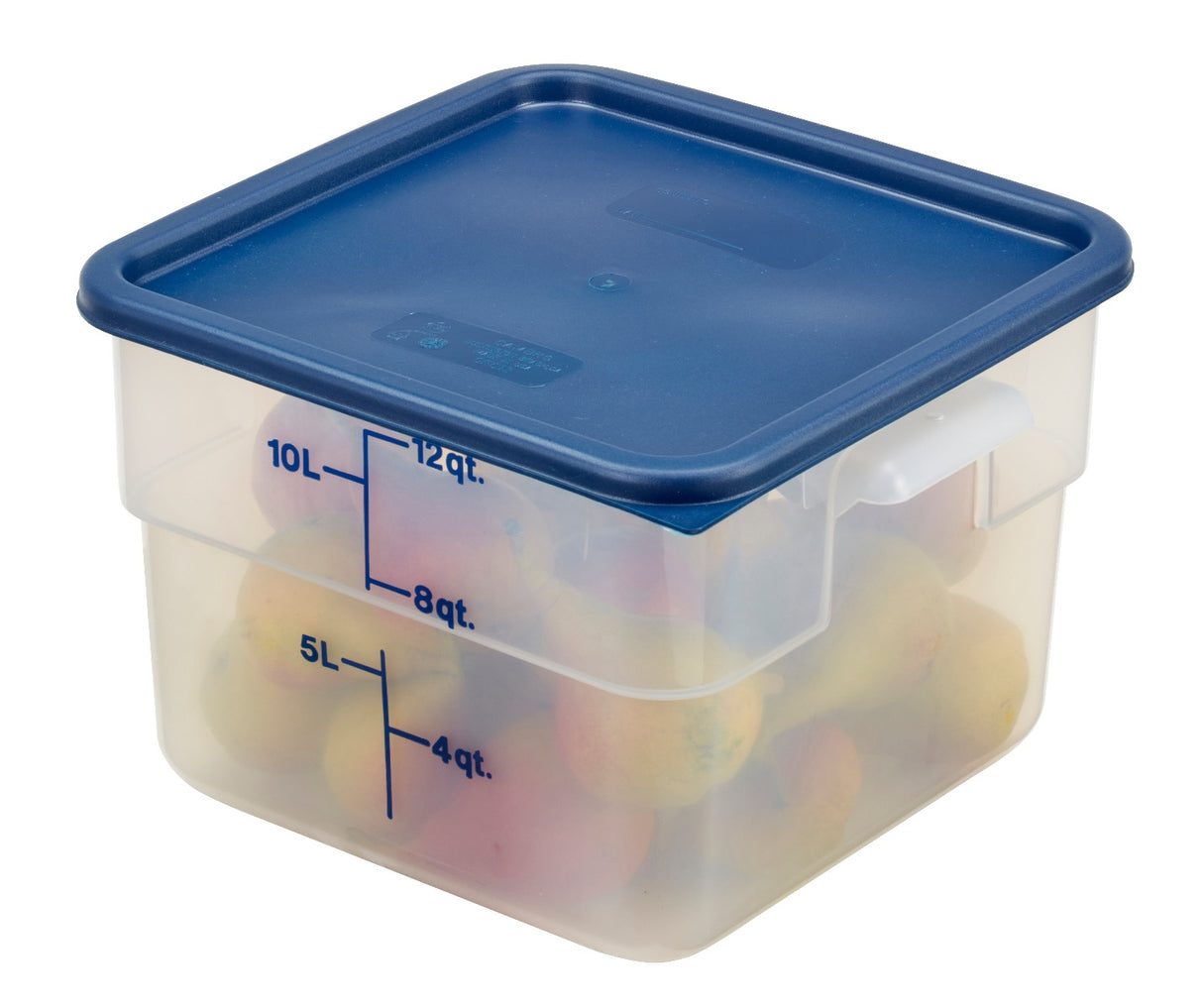 Cambro SFC12453 CamSquare Food Container Lid for 12, 18 & 22 qt - Blue