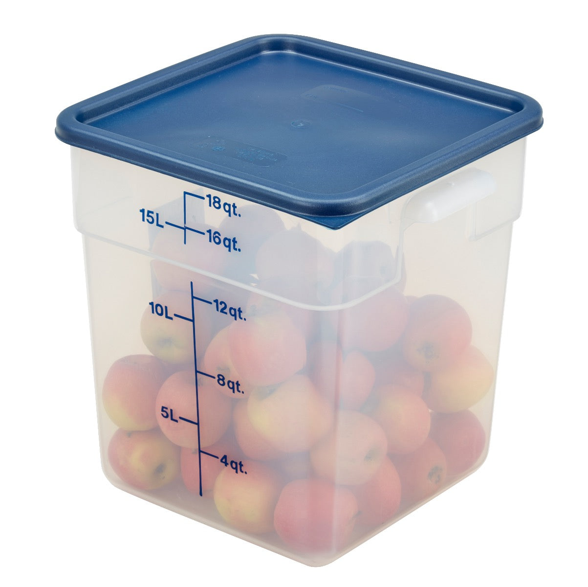 Cambro SFC12453 CamSquare Food Container Lid for 12, 18 & 22 qt - Blue