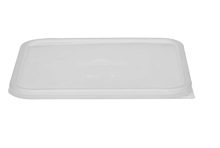 Cambro SFC12SCPP190 CamSquare® Cover for 12, 18, & 22 qt CamSquare® Clear Containers - Polyethylene, Translucent - 6ea/Case
