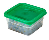 Cambro SFC2452 CamSquare Food Container Lid for 2 & 4 qt - Kelly Green