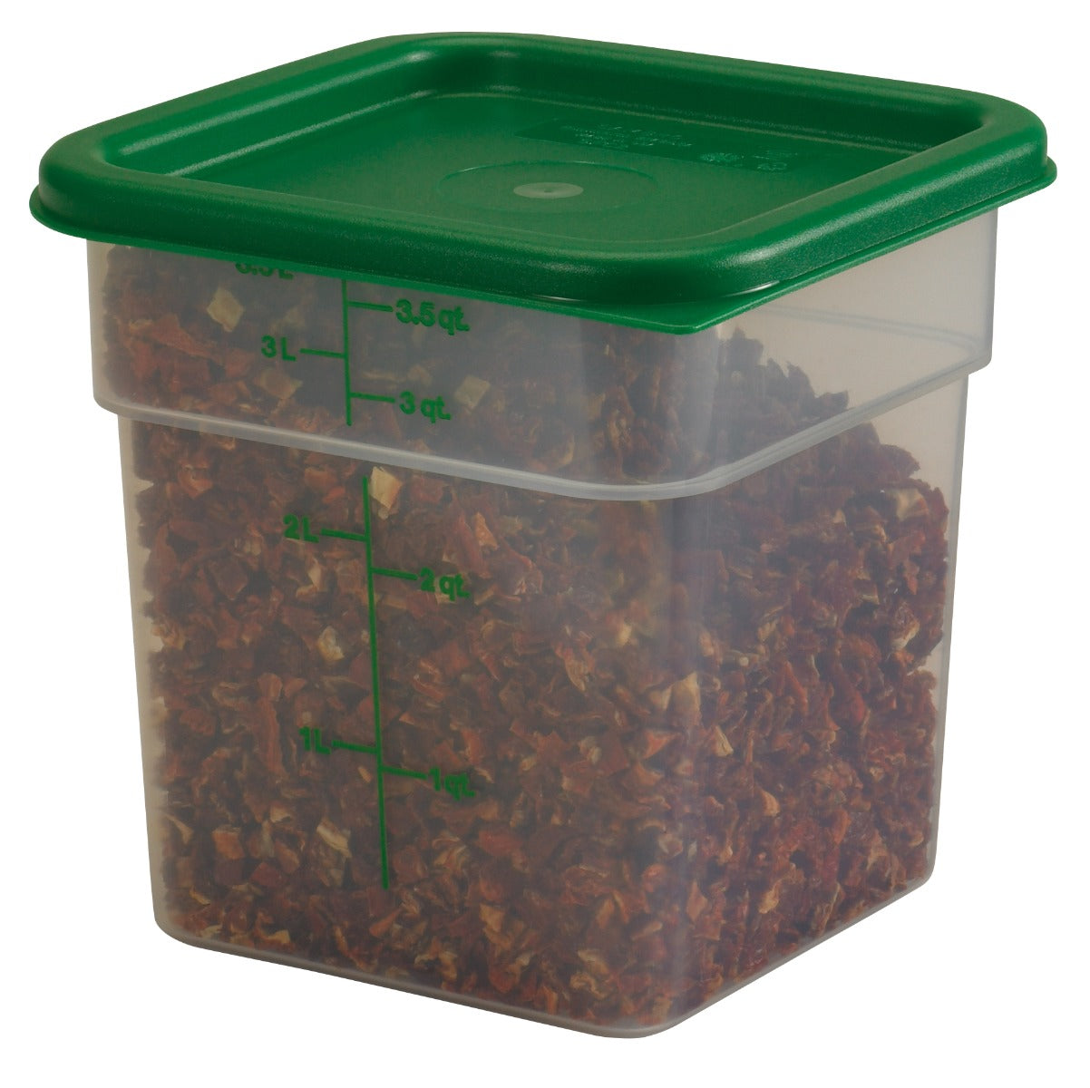 Cambro SFC2452 CamSquare Food Container Lid for 2 & 4 qt - Kelly Green