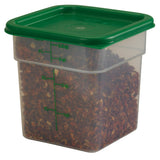 Cambro SFC2452 CamSquare Food Container Lid for 2 & 4 qt - Kelly Green