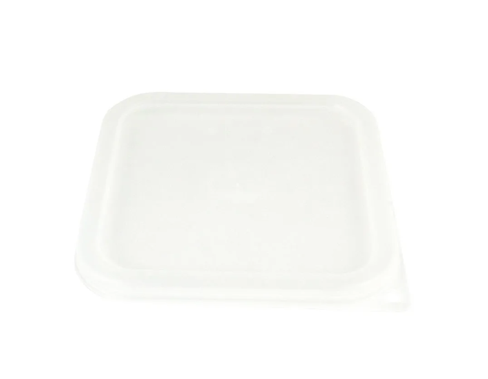 Cambro SFC2SCPP190 CamSquare® Cover, for 2 & 4 qt Clear Containers, Translucent - 6ea/Case