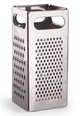 Vollrath SG-200 Traex Dripcut Stainless Steel 4-Sided Box Grater with Handles 4" x 4" x 9"H - 6/Case