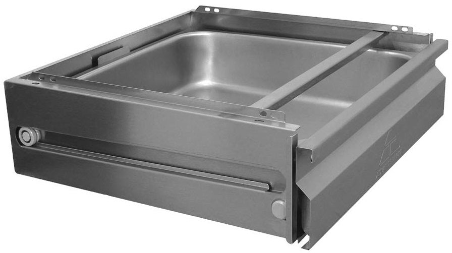 Advance Tabco SHD-2020 Stainless Steel Heavy Duty Self-Closing Integral Slide Drawer with 20" x 20" x 5" Deep Drawer Pan Insert