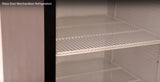 True GDM-23-HC~TSL01-WHT White 1 Glass Swing Door Refrigerated Merchandiser 27" - 23 Cu. Ft.- 115v