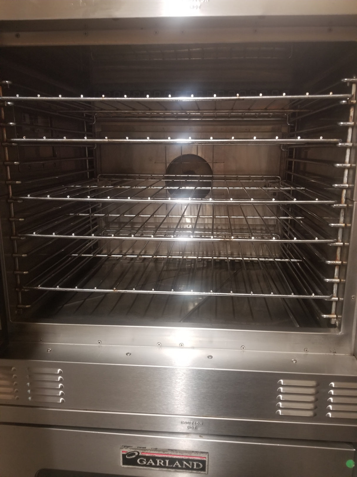 Used Restaurant Equipment - Garland MP-GD-10-S Moisture+ Double-Deck Natural Gas Convection Oven - 80,000 BTU