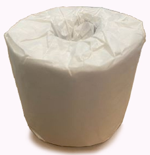 Matera SL-FH-TRR34 White 2-Ply 500 Sheet Toilet Tissue Paper Roll 4" Dia. - 96/Case