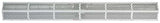 Berner SLC07-1036A Unheated Sanitation Series Low Profile Air Curtain 36"L - White