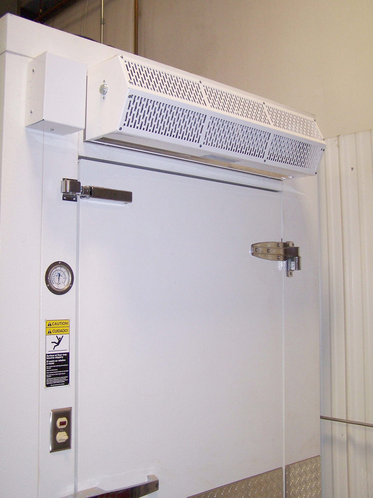Berner SLC07-1036A Unheated Sanitation Series Low Profile Air Curtain 36"L - White