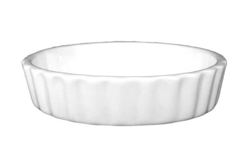 International Tableware SOFR-5-EW 5 oz Round Souffle Dish - Porcelain, European White