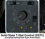 Pitco SE184-SSTC Solstice Split Pot Electric Floor Fryer with Solid State Controls - Holds 60 lbs. - 208/3-ph, 17kW