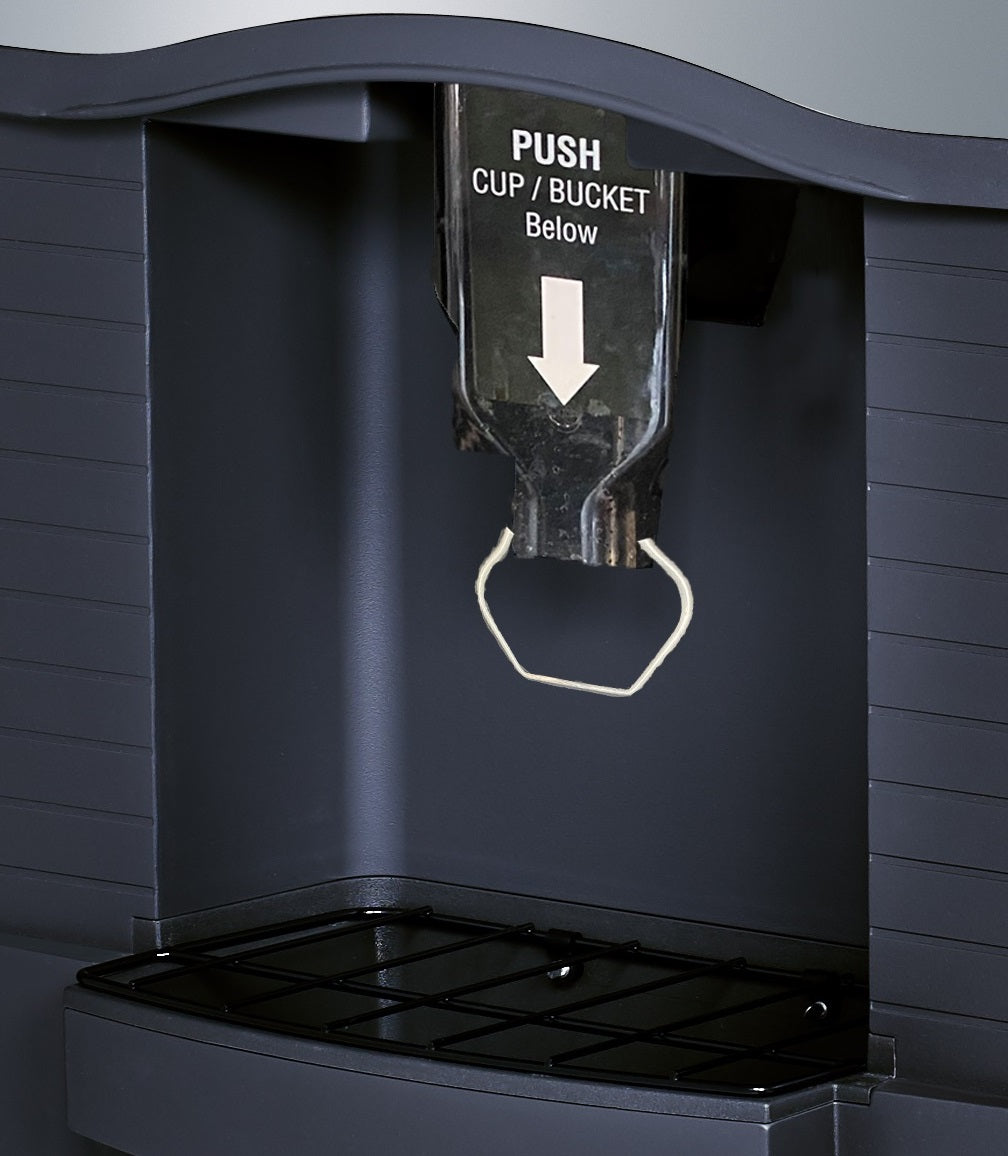 Manitowoc SPA162 Floor Model Touchless Lever Hotel / Vending Ice Dispenser 22" - 120 lb. Capacity