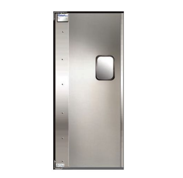 Curtron SPD-20-AL-DBL-3684 36" x 84" Service-Pro Series 20 Aluminum Swinging Door