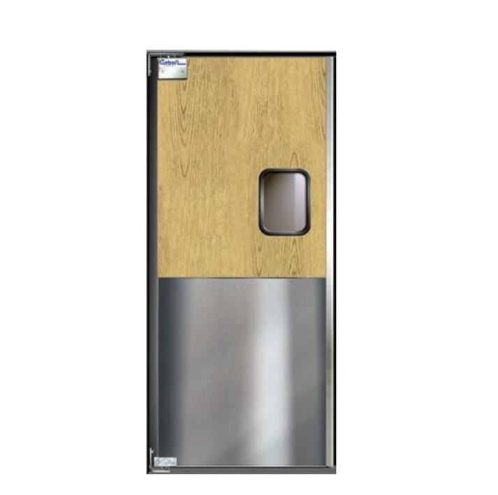 Curtron SPD-30-L-3084 30" x 84" Service-Pro Series 30 Laminate Finish Swinging Door
