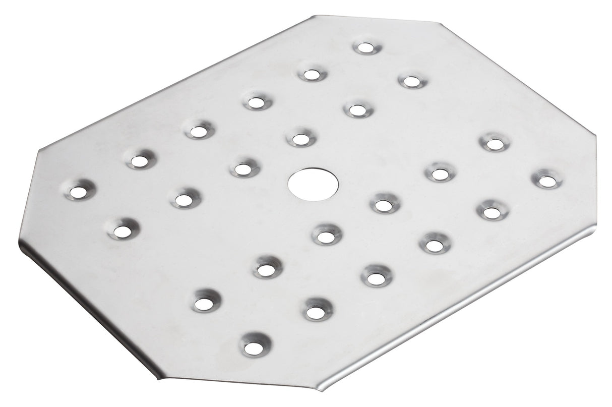 Winco SPFB-2 Stainless Steel Steam Table Food Pan Perforated False Bottom - 1/2 Size - 40/Case
