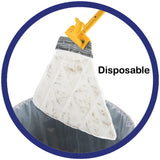 Rubbermaid 2031093 Spill Mop Kit with Mop Handle, Mop Pads, & Storage Cabinet 13-1/4" x 24-3/5" - Gray