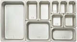 Winco SPJM-106 Heavy-Weight 24 ga. Stainless Steel Anti-Jam Steam Table Food Pan 6" Deep - Full Size