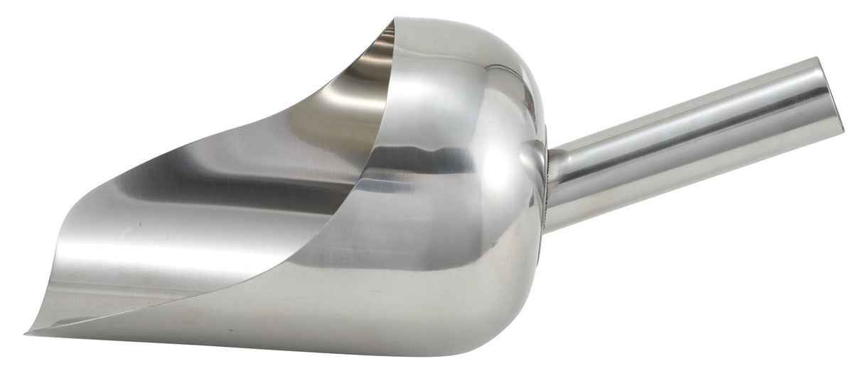 Winco SSC-3 Stainless Steel Utility Scoop 2 qt. - 18/Case