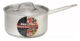 Winco SSSP-4 Premium Stainless Steel Induction Sauce Pan with Cover 4-1/2 qt.