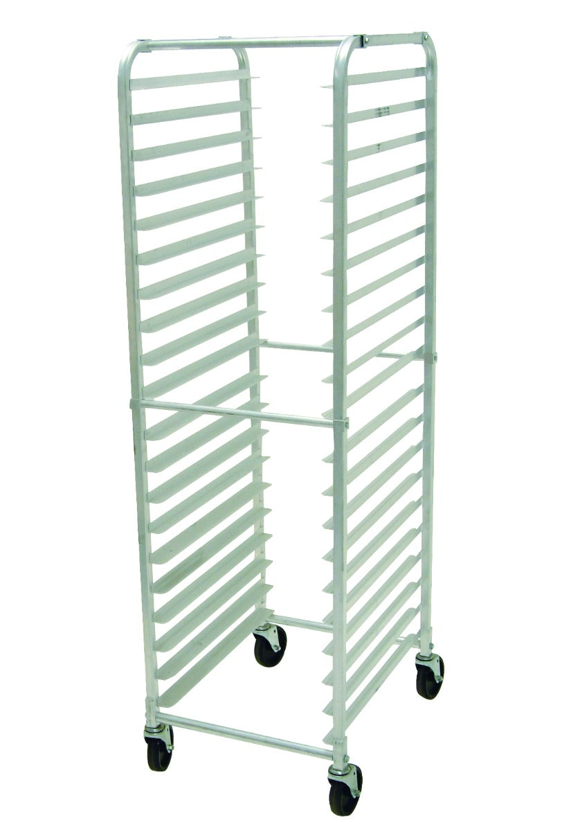 Advance Tabco PR20-3K-X Special Value Aluminum Full-Height End Loading Mobile Bun / Sheet Pan Rack - 20 pan/capacity - Unassembled