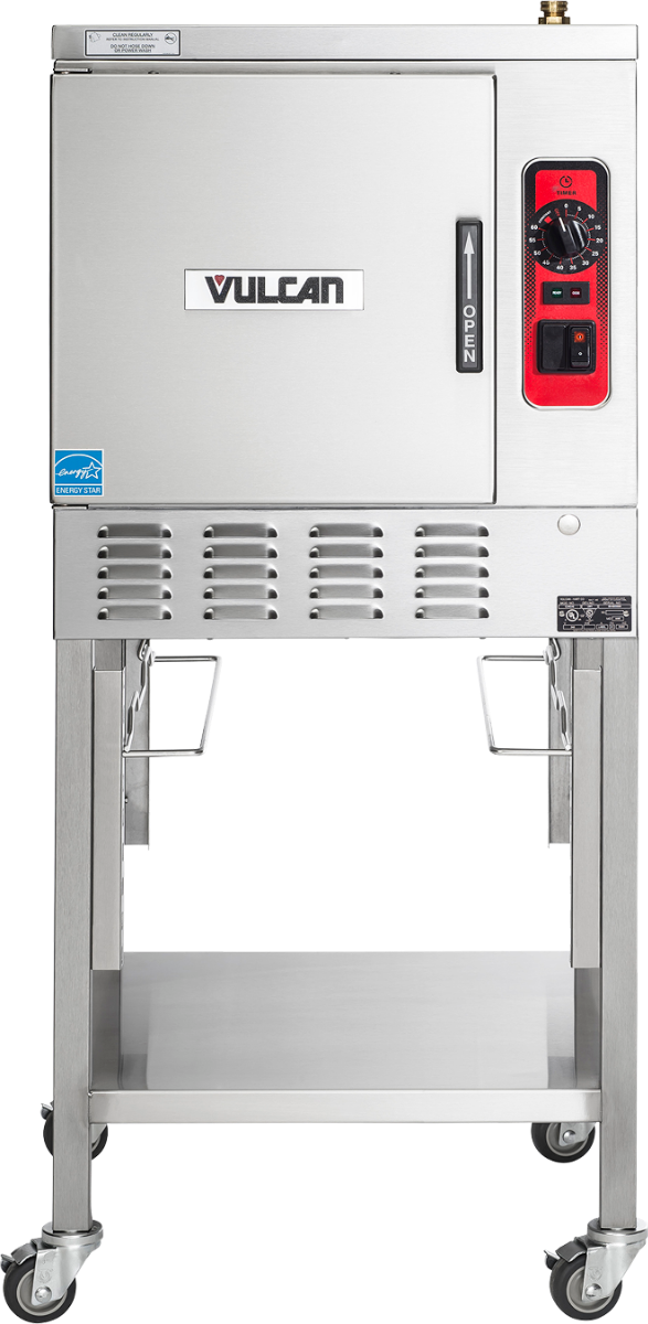Clearance Vulcan C24EA5-PS-480 PowerSteam Countertop Electric Convection Steamer with Professional Controls - 5 Pan Capacity - 480v