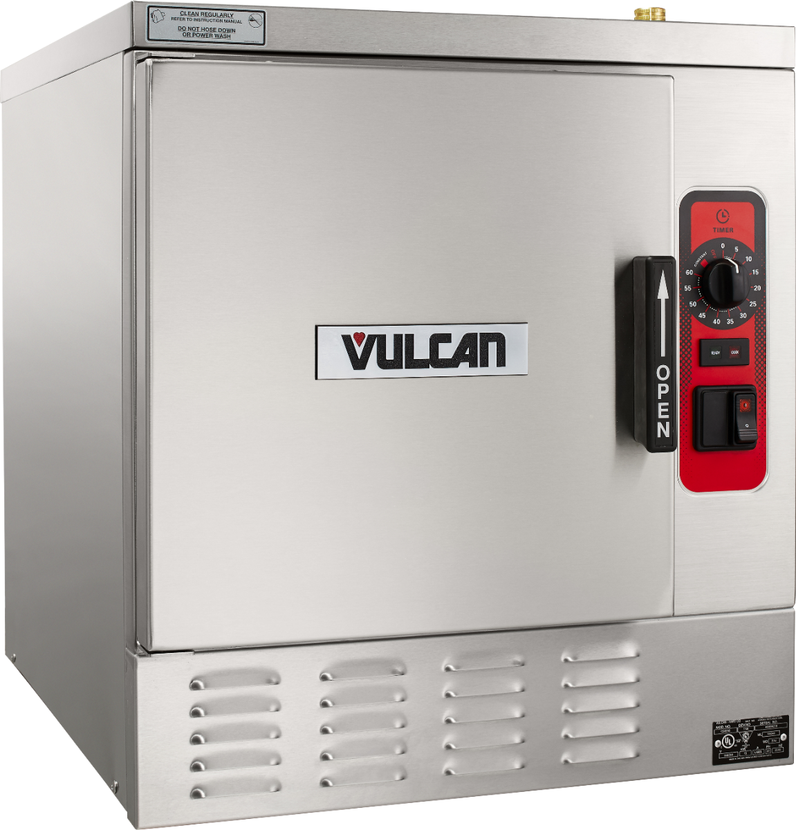 Vulcan C24EA5-LWE Electric Low Water Countertop Convection Steamer w/ 5 Pan Capacity - 208v