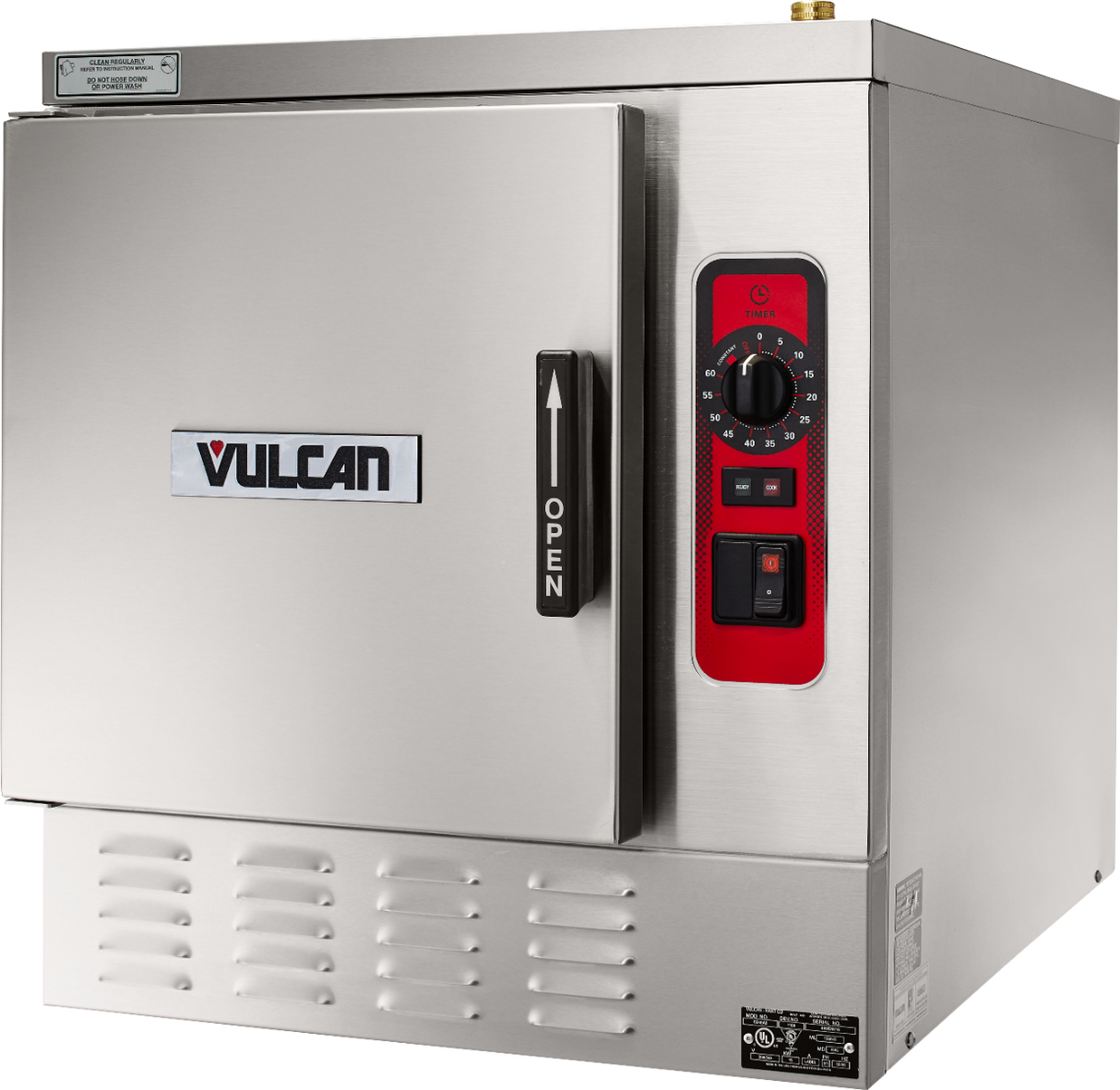 Vulcan C24EA5-LWE Electric Low Water Countertop Convection Steamer w/ 5 Pan Capacity - 208v