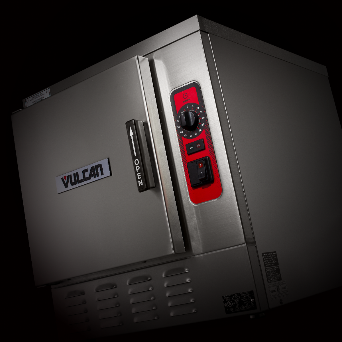 Vulcan C24EA5-LWE Electric Low Water Countertop Convection Steamer w/ 5 Pan Capacity - 208v