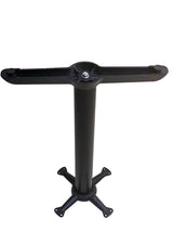 AAA Furniture Wholesale T0522 Black Cast Iron Dining Height Table Half Base 22" x 5" x 29-1/2"H
