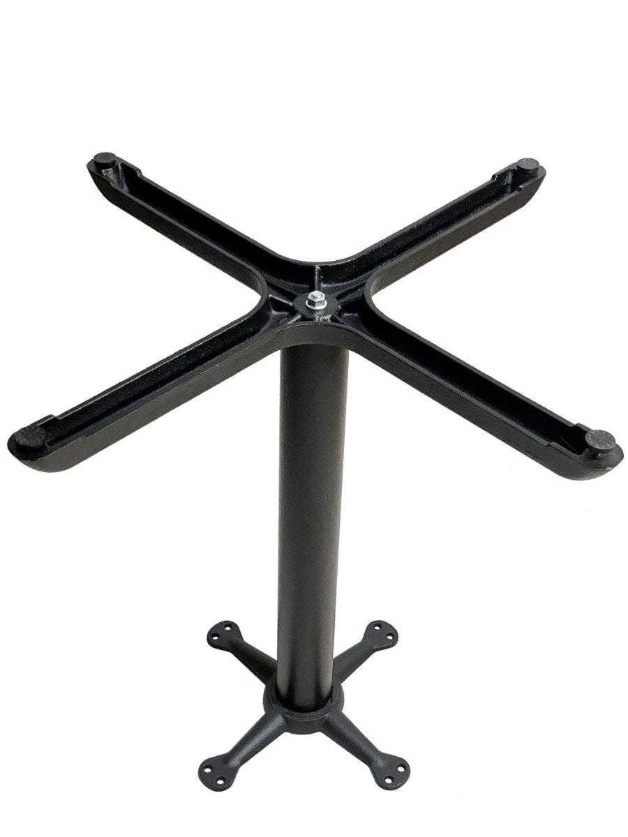 Used Restaurant Equipment - AAA Furniture Wholesale T3030DH Black Cast Iron Dining Height Spider Table Base 30" x 30" x 29-1/2"H