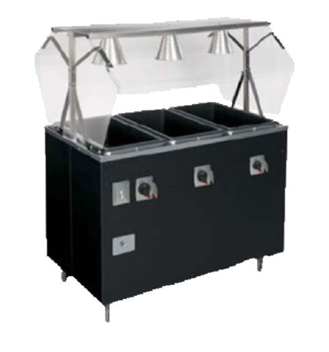 Vollrath T387302 2-Series Affordable Portable™ Hot Food Station Deluxe (4) Well