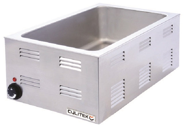Culitek TEKFSW Countertop Electric Food Warmer 14-1/2"W x 22-1/2"D x 9-1/4"H - Holds (1) Full Size Pan - 120V