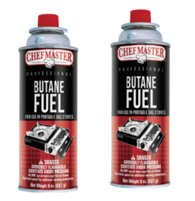 Chef Master 40062 (BF-1010) Butane Fuel 8 oz. Can  (not available for shipment, in store purchase only)